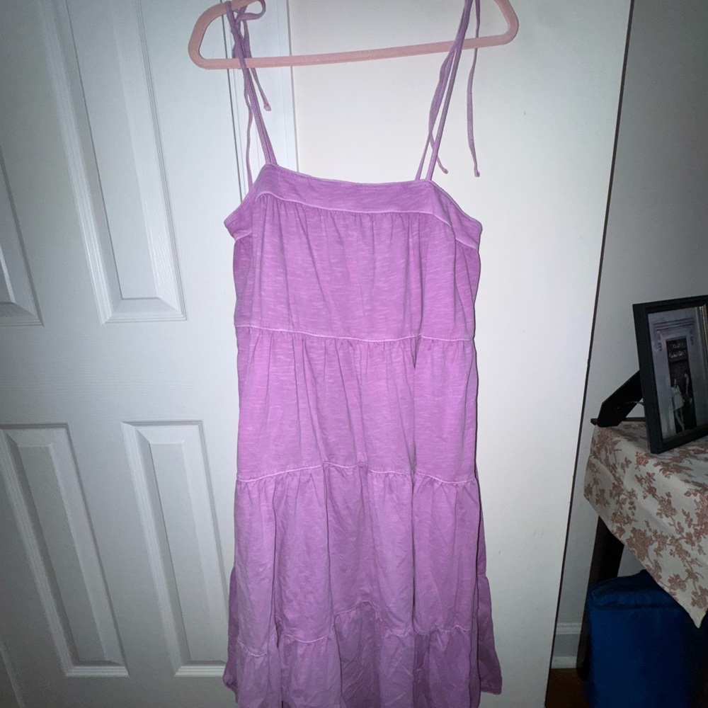 American Eagle Outfitters Purple Midi Dress